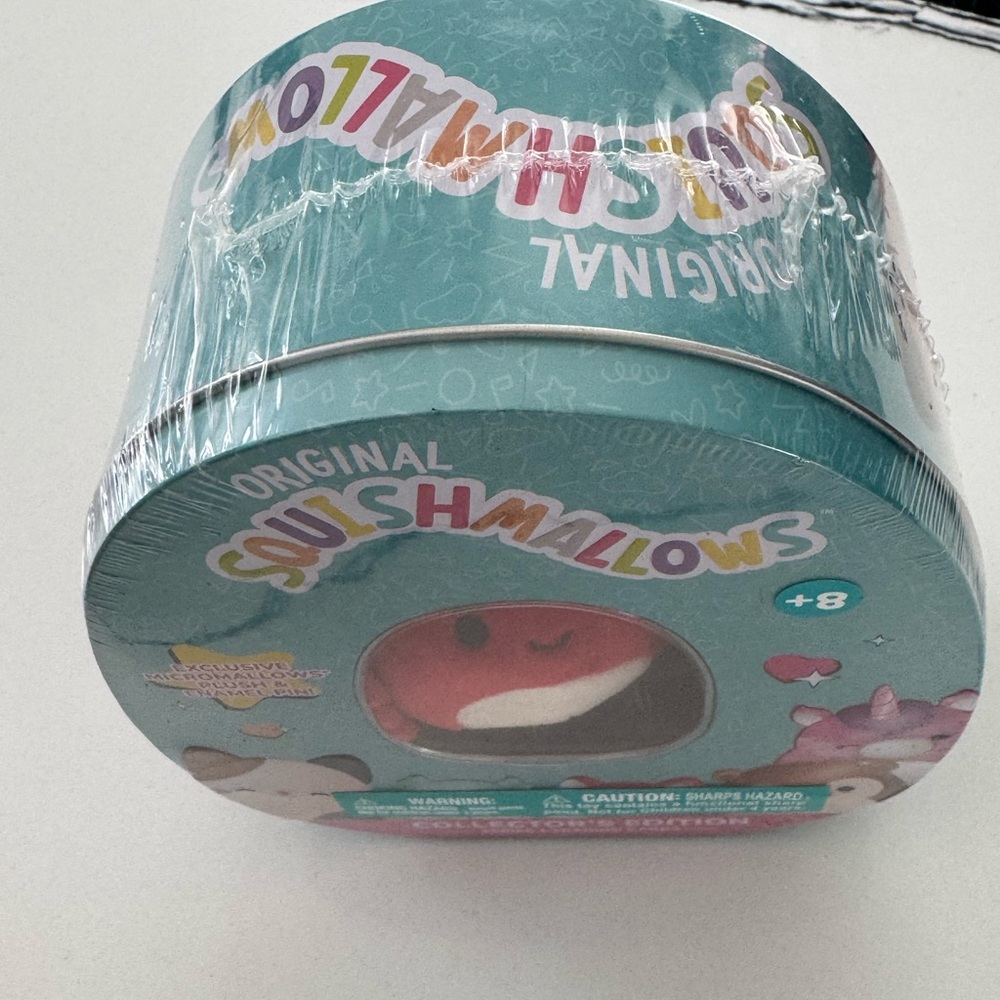 Squishmallows Red and White Plush Toy